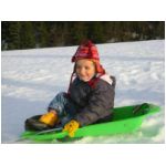 Juliette dans la luge