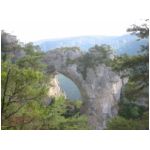 Arc de pierre dans les gorges du Tarn